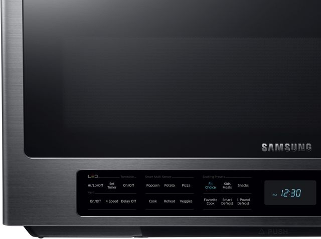 Samsung 2.1 Cu. Ft. Black Stainless Steel Over The Range Microwave-3