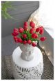 A & B Home Red Faux Tulip 9-Stem Bundle-5
