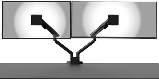 Kanto 17-35" Black Dual Monitor Desk Mount-3