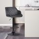 Armen Living Toby Black Adjustable Stool-5