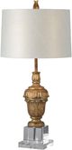 Forty West Alice Clear/Gold Table Lamp-0