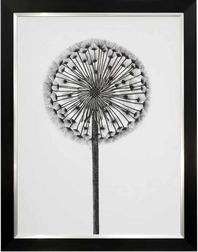 Stylecraft Black/Light Gray/White Framed Print-0