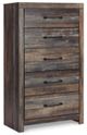 Signature Design by Ashley® Drystan 5-Piece Multi King Panel Bookcase Storage Bed Set-3