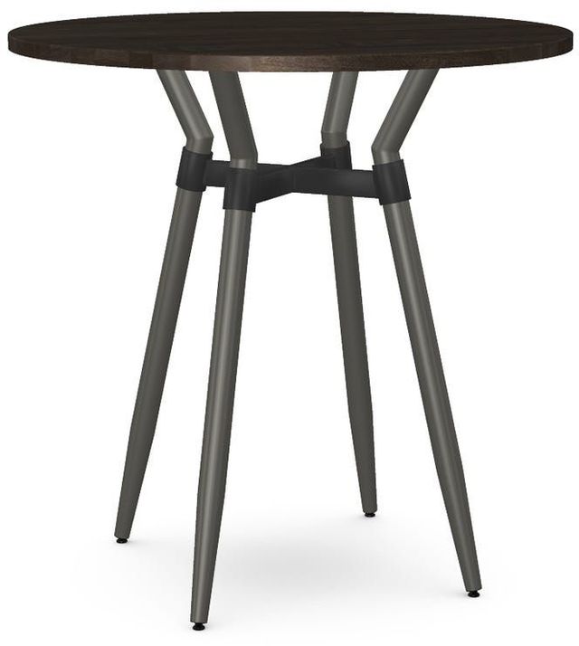 Amisco Customizable Link Solid Birch 42" Round Bar Table-0