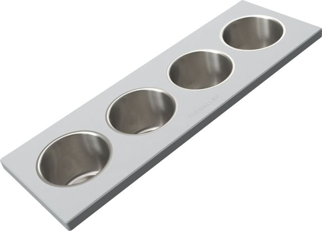 The Galley® Exclusive Gray Resin Upper Tier Garnish Board-0