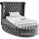 Meridian Furniture Luxus Grey Queen Bed-0