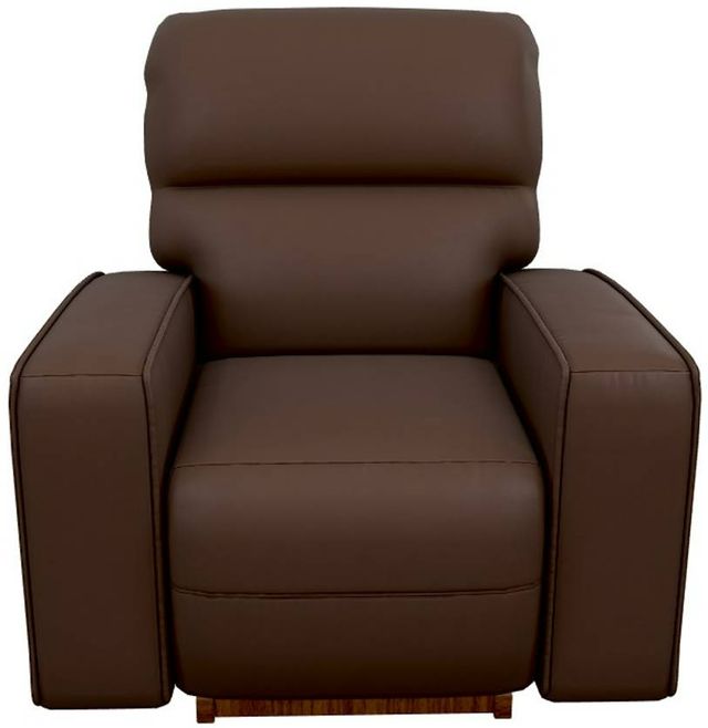 La-Z-Boy® Maddox Chestnut Power Rocking Recliner with Headrest and Lumbar-1