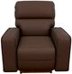 La-Z-Boy® Maddox Chestnut Power Rocking Recliner with Headrest and Lumbar-1