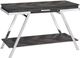 Steve Silver Co. Roma Shadow Gray Sofa Table with Chrome Base-0