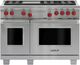 Wolf® 48" Stainless Steel Pro Style Dual Fuel Range-0