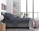 Sleeptone® Ultraweave® 6-Piece Gray Microfiber Split Head King Sheet Set-2