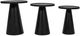 Jofran Inc. Global Archive Knox 3-Piece Black Nesting Table Set-1