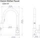 ZLINE Gemini Chrome Pull Down Single Handle Kitchen Faucet-3
