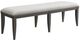 Riverside Furniture Forsyth Gray/Toasted Peppercorn Upholstered Dining Bench-0