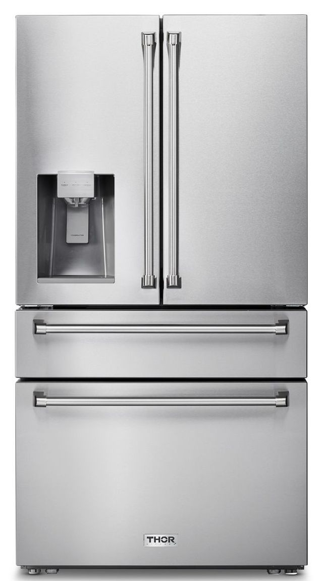 Thor Kitchen® 4 Piece Stainless Steel Gas Kitchen Package-1