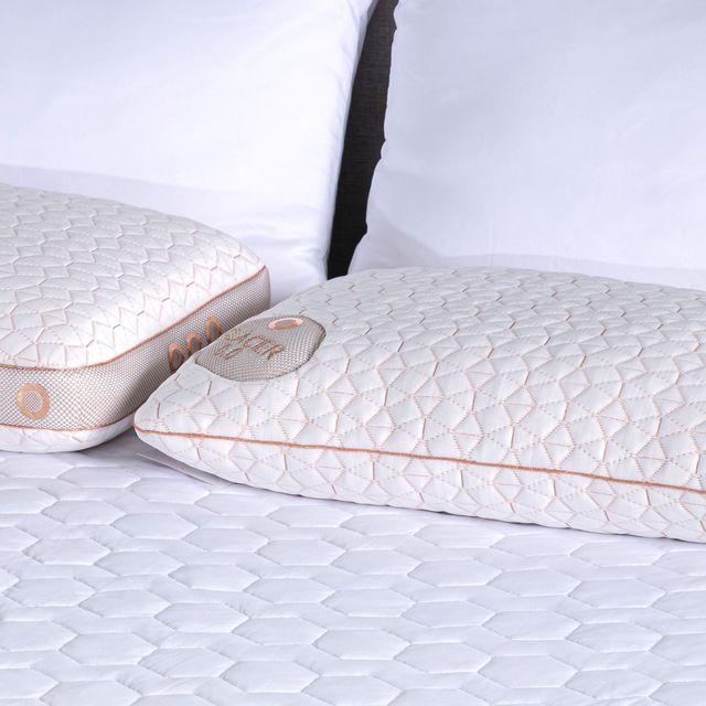 BEDGEAR® Glacier Performance® Shredded Latex/Polyester Fiber Blend 0.0 Medium Soft Standard Pillow-3