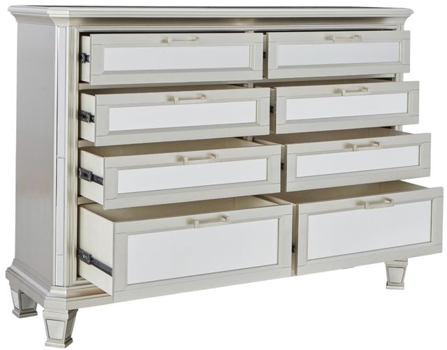 Signature Design by Ashley® Lindenfield Silver Dresser and Mirror-3