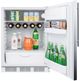 Summit® Peak24 Series 24" 5.8 Cu. Ft. Stainless Steel/White Compact Refrigerator-3