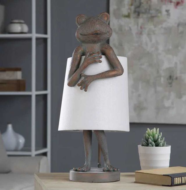 Stylecraft Malta Sage Gray/White Table Lamp-1