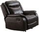 Mazin Furniture Paxton Brown Upholstered Rocker Recliner-0