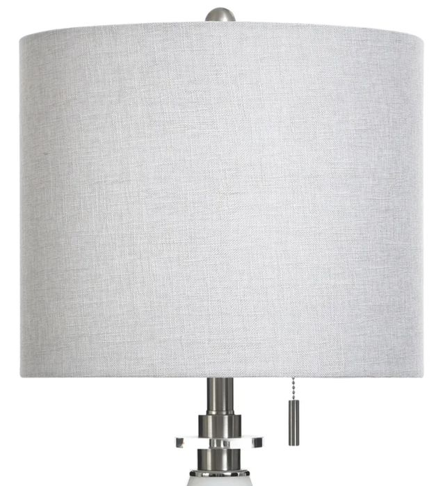 Stylecraft Cleo White Table Lamp-1