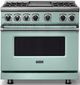 Viking® 7 Series 36" Splash Pro Style Dual Fuel Range with Griddle-2