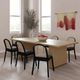 TOV Furniture Chelsea Natural Rectangular Dining Table-1