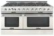 Capital Cooking™ Grand Chef 60" Stainless Steel Open Burner Pro Style Gas Range-0