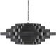 Currey & Company Bunny Williams Bailey Contemporary Gold Leaf/French Black Chandelier-1