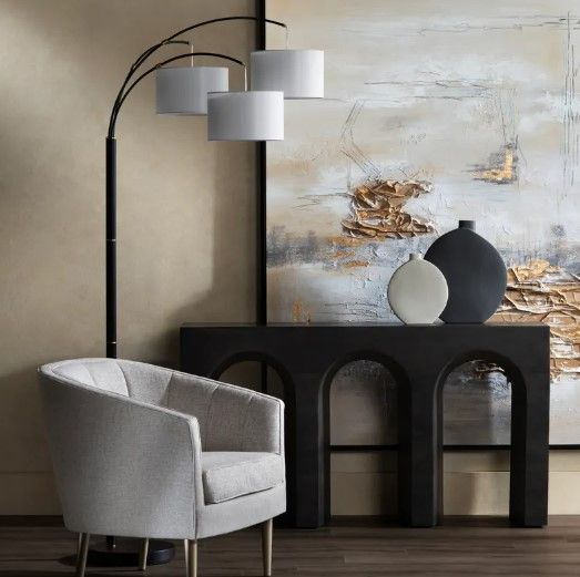 Crestview Collection Claremont Contemporary Floor Lamp-1