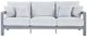 Signature Design by Ashley® Moonlight View Gray Aluminum/Fabric Outdoor Sofa-1