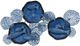 Stylecraft Gold/Navy Metal Wall Hanging Home Decor-1