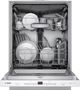 Bosch 500 Series 24" White Built In Dishwasher-1