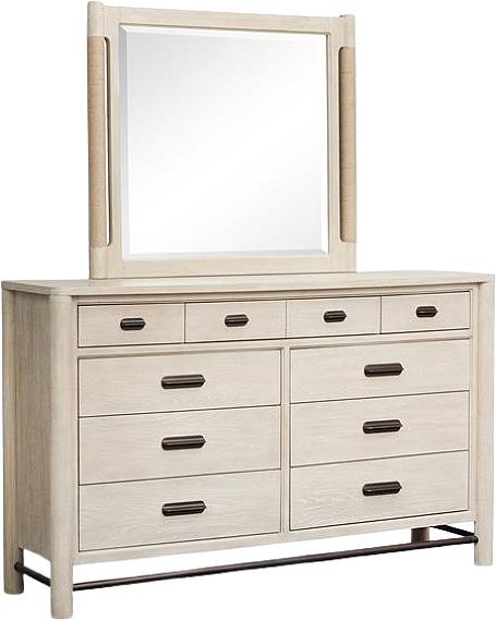 Magnussen Home® Sunset Cove Sanibel Brown Drawer Dresser with Metal Stretchers-1