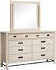 Magnussen Home® Sunset Cove Sanibel Brown Drawer Dresser with Metal Stretchers-1