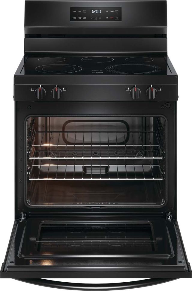 Frigidaire® 30" Black Freestanding Electric Range-1