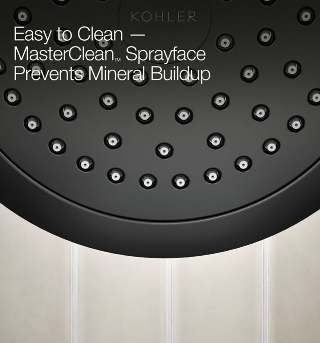 KOHLER® Tone™ Rite-Temp® Matte Black 2.5 GPM Shower Trim Kit-4