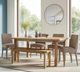 Jofran Inc. Urban Archive Wilson Sable Upholstered Dining Side Chair-1
