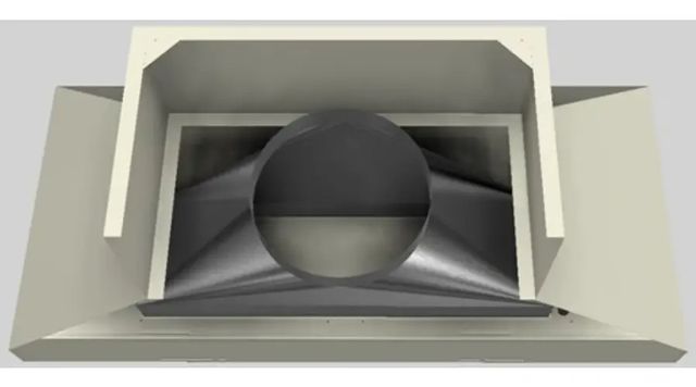 Vent-A-Hood® 54" Biscuit Euro-Style Wall Mounted Range Hood-2