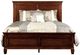 New Classic® Home Furnishings Tamarack 4-Piece Brown Cherry California King Panel Bedroom Set-5