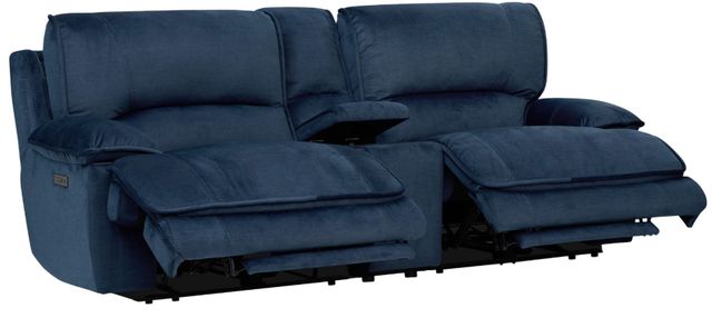 Steve Silver Co. Olsen 3-Piece Indigo Dual-Power Zero-Gravity Modular Reclining Console Loveseat-4