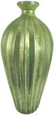A & B Home Shiny Metalic Green Short Necked Vase-0