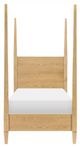 Legacy Classic Today's Traditions Natural Hickory Youth Twin Poster Bed-2