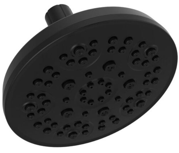 Delta Universal Showering Matte Black 6" 5-Setting Shower Head-0