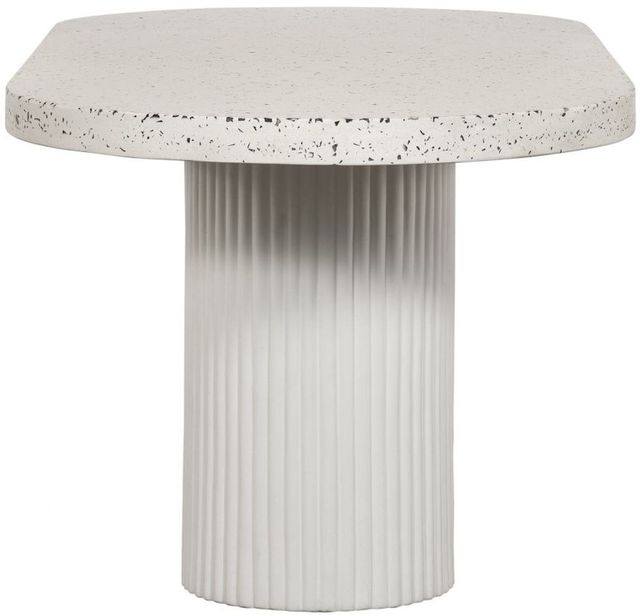 Moe's Home Collection Lyon White Outdoor Terrazzo Dining Table-2