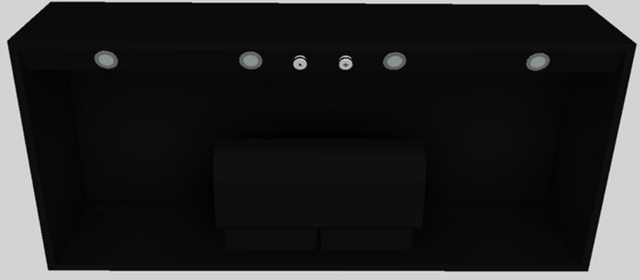 Vent-A-Hood® 54" Black Wall Mounted Range Hood-3