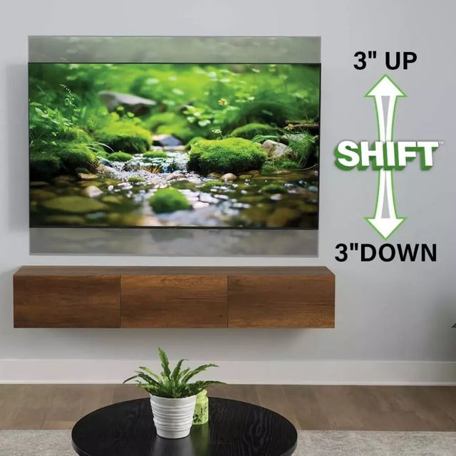 Sanus® Black Advanced Full-Motion 4D® + Shift™ TV Wall Mount for 32"-65" TVs-4