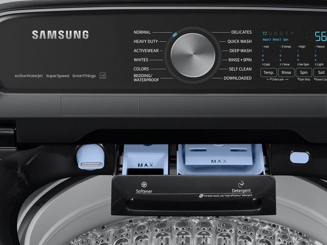 Samsung Brushed Black Laundry Pair-7