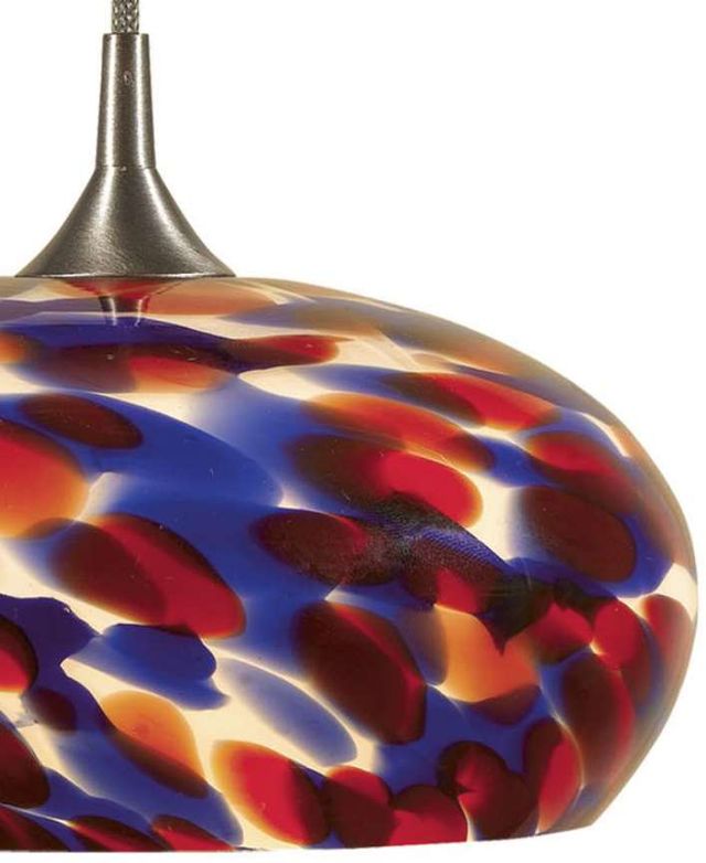 Cal® Lighting & Accessories Blue/Red Pendant-1