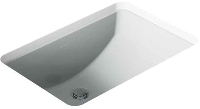 Kohler Ladena® Ice Grey 21" Rectangular Undermount Bathroom Sink-0